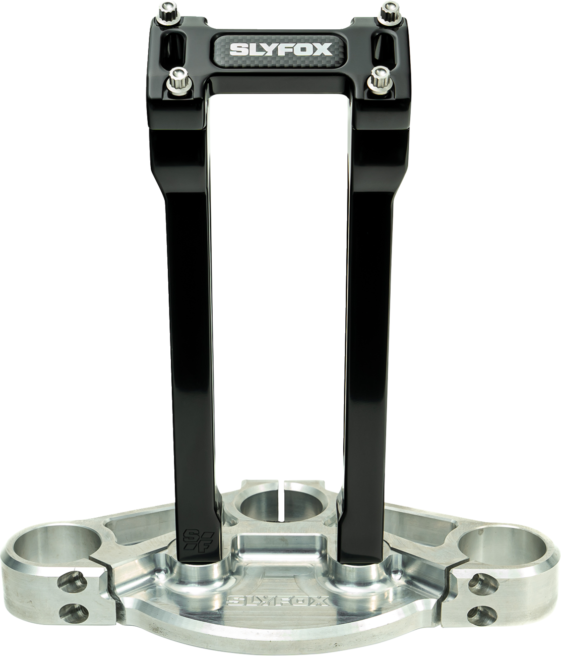 Slyfox Handlebar Riser Kit - Straight - 1" Clamping - 10" Rise - Black