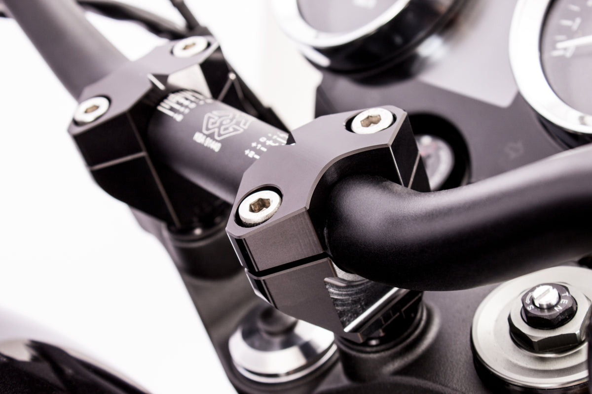 Gilles Tooling 2DGT Adjustable Handlebar Brackets With ABK-18 Black