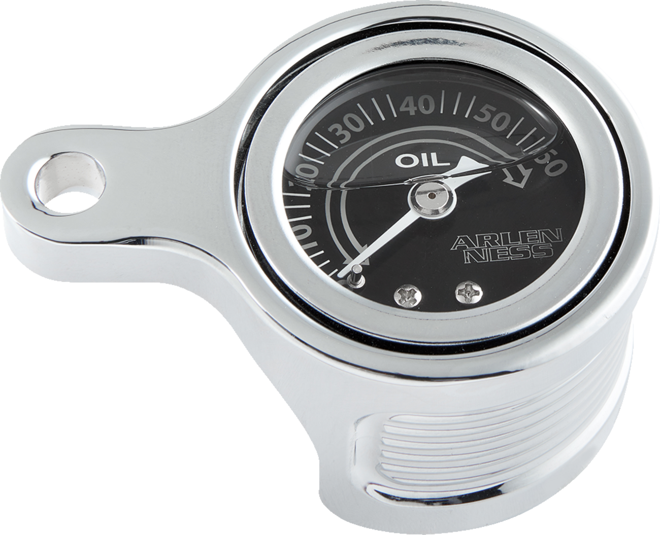 Arlen NESS Oil Pressure Gauge - Method® - Chrome - HD '99-'17