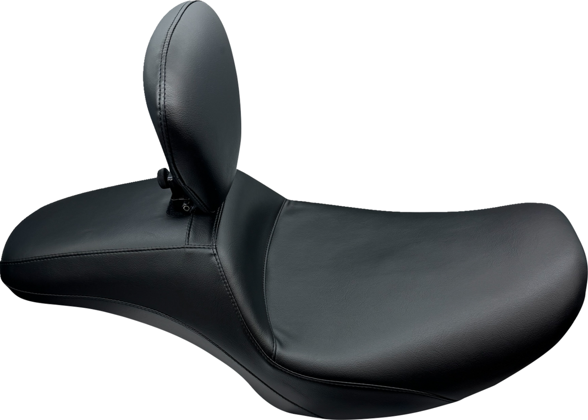 Le Pera Outcast Daddy Long Legs Seat - W/ Backrest - Smooth - FLH/FLT '23-'25