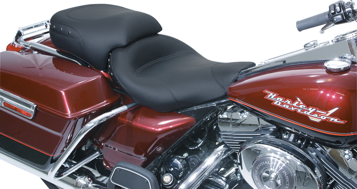 Mustang Wide Solo Seat - Studded - FLHR/FLHX