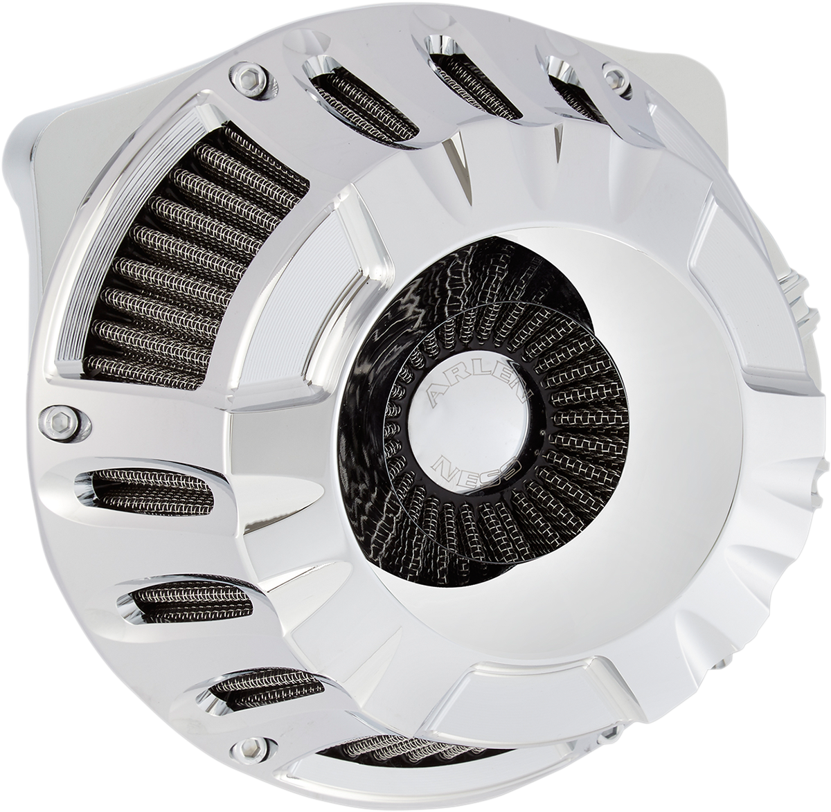 Arlen NESS Inverted Series Air Cleaner Kit - Chrome