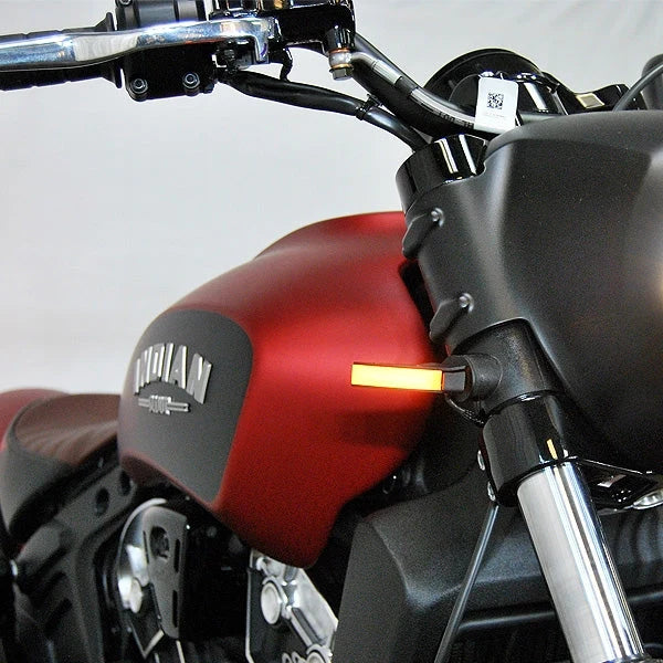 NRC Indian Scout Bobber Front Turn Signals (2018-2024)