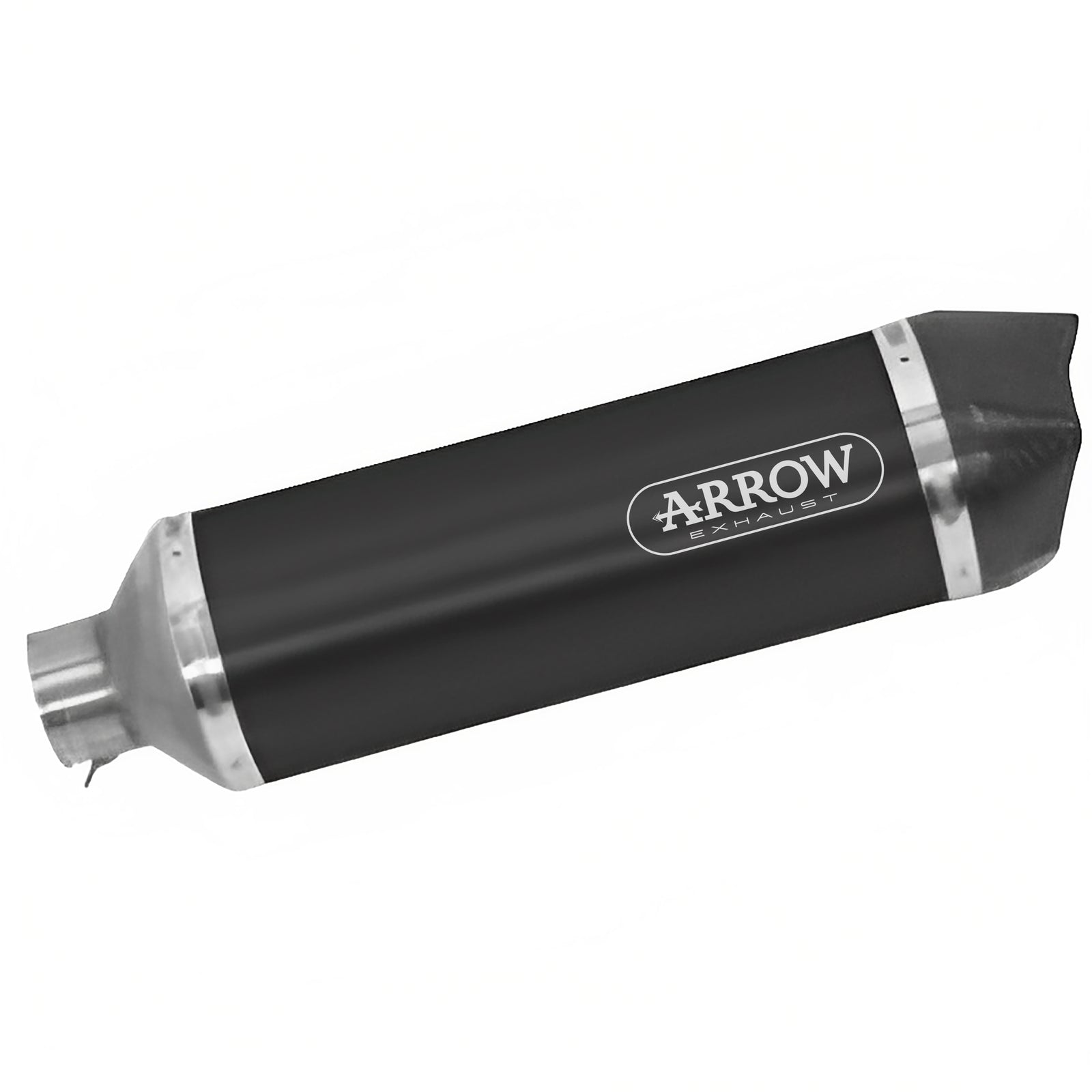 Arrow 71878AKN Race-Tech Aluminium Dark Slip On With Carbon End Cap