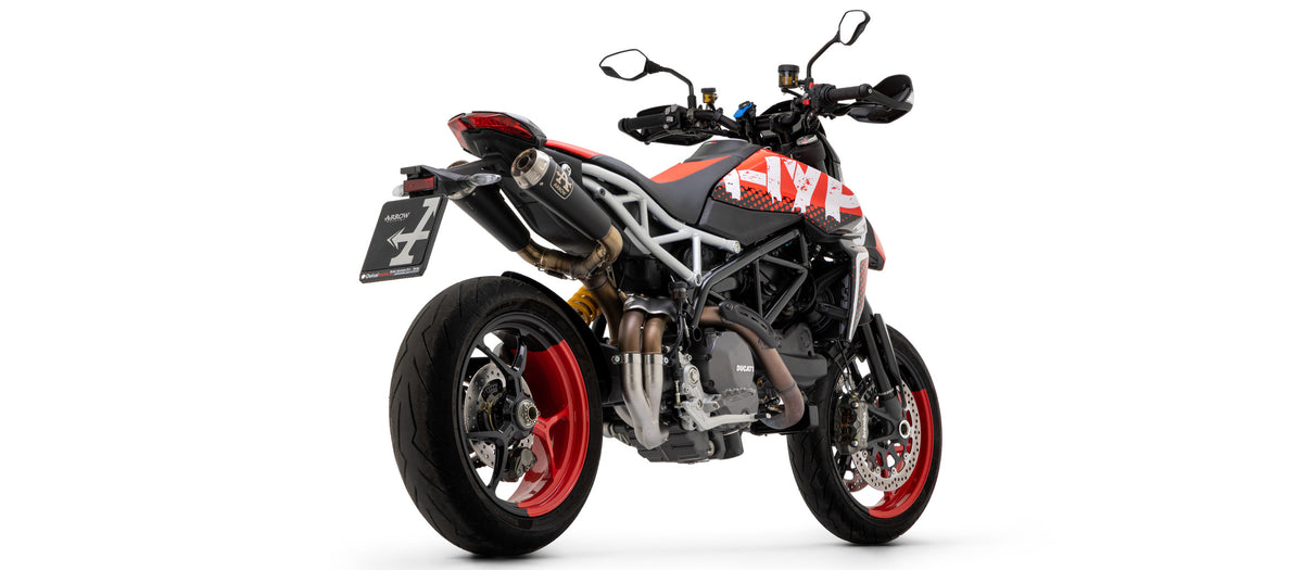 Pro-Race Nichrom Dark" Slip Ons + Non Catalytic Link Pipe"