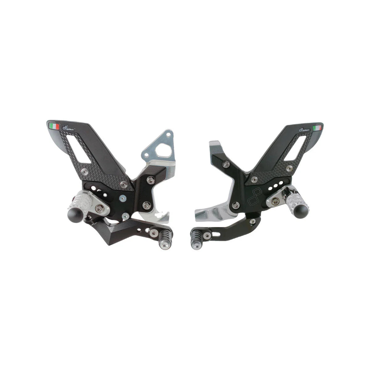 LighTech Track System Adjustable Rear Sets For Panigale V2