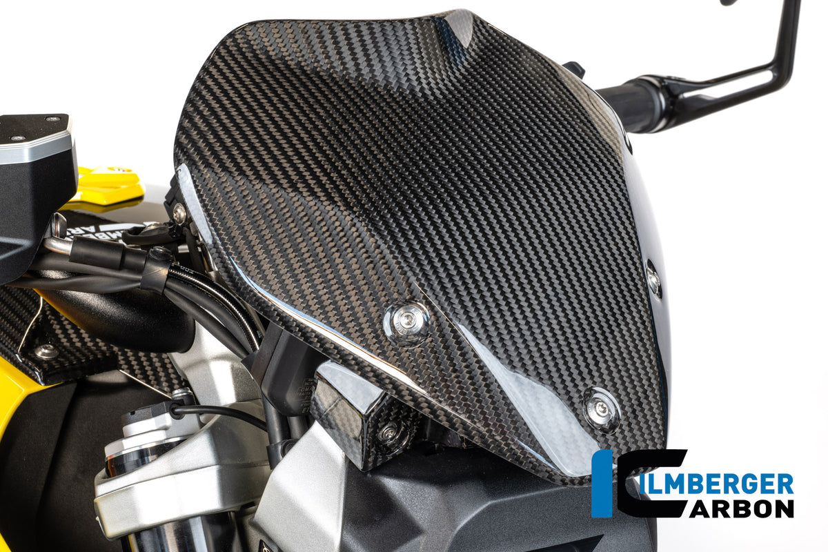Ilmberger Carbon Windshield With Holder BMW R 1300 R - Gloss / Twill