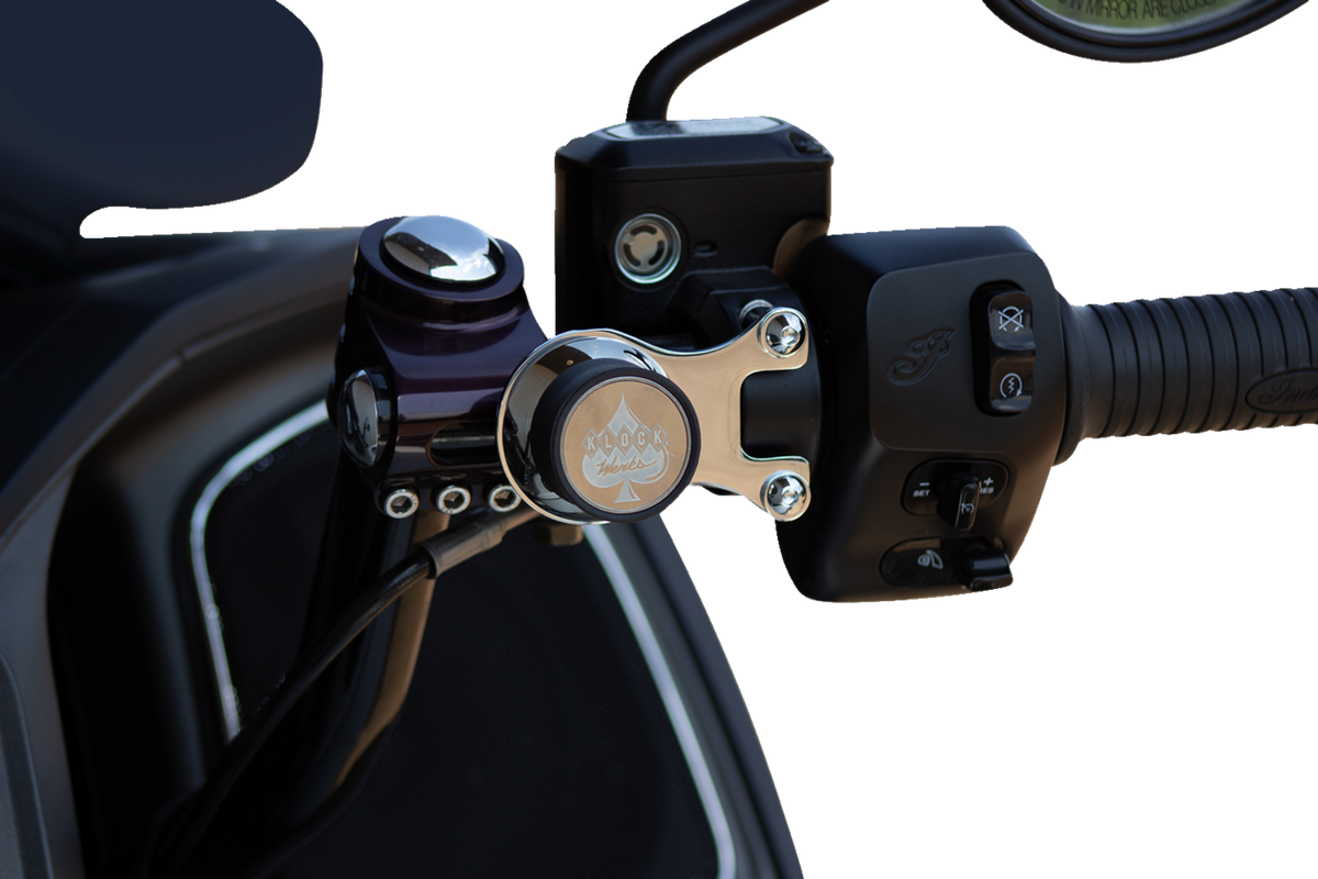 Klock Werks iOmount™ For Indian - Ambidextrous Mount - Chrome - Challenger/Pursuit