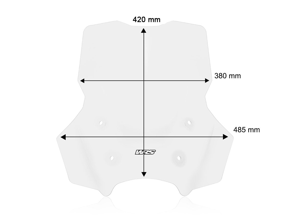 WRS Windscreen Caponord Plus With Radar BMW R 1300 GS Adventure 2024-2026