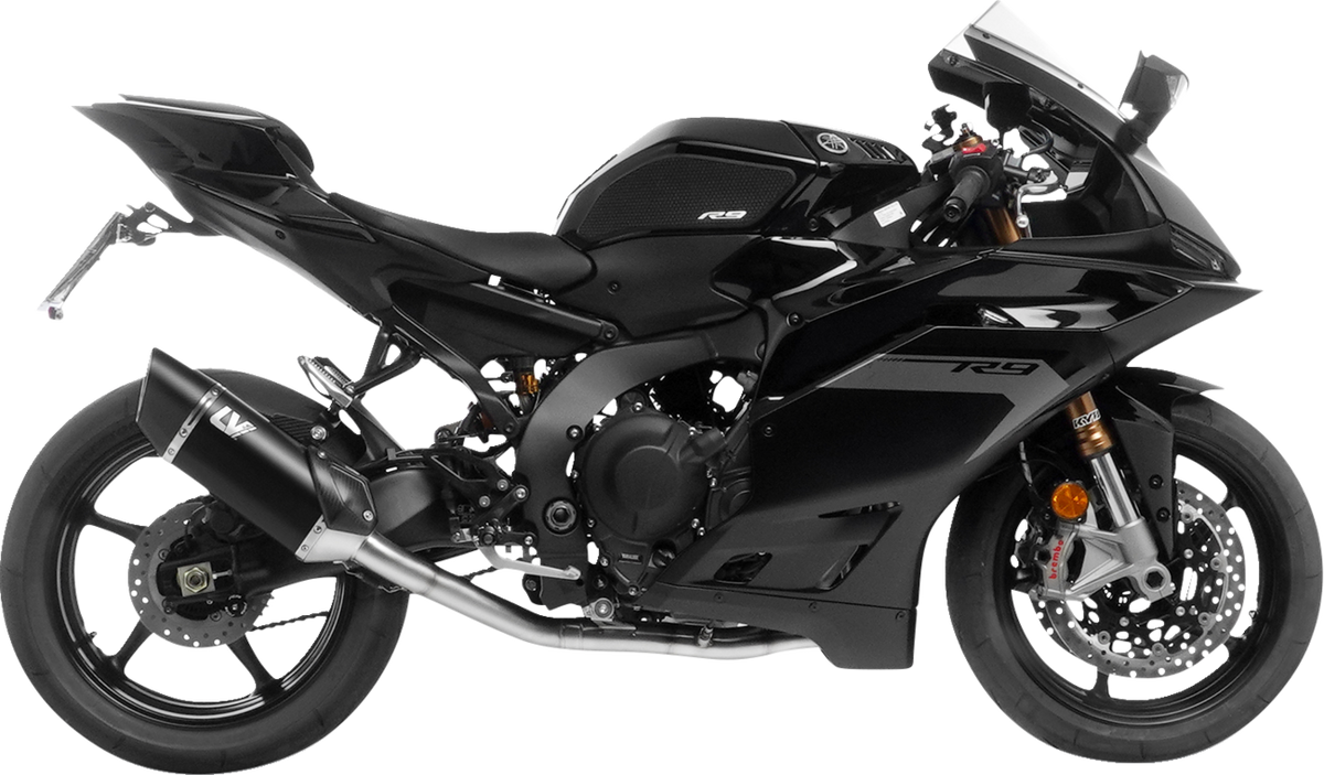 LeoVince LV-14 R Exhaust System - Black Stainless Steel - YZR-R9