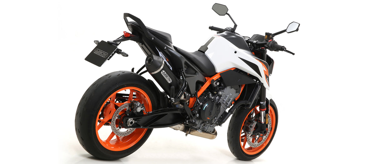 Arrow Race-Tech Aluminium Dark" Slip On With Carbon End Cap"