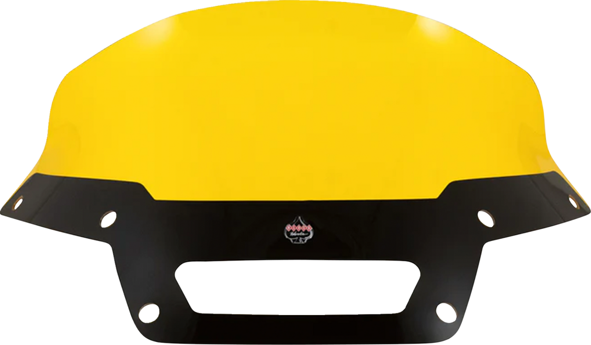 Klock Werks Kolor Flare® Windshield - 6" - Yellow - '22-'25 FXLRST