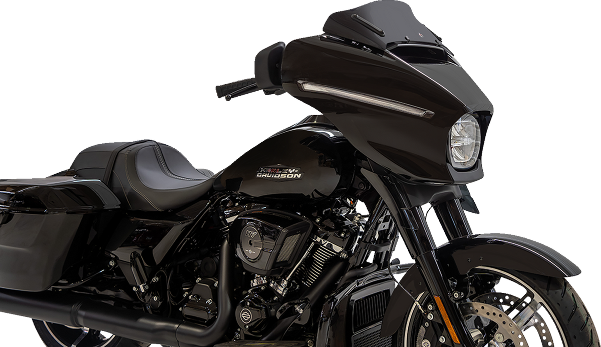 Klock Werks Flare® Windshield - 6-1/2" - Black - '23-'25 FLHX