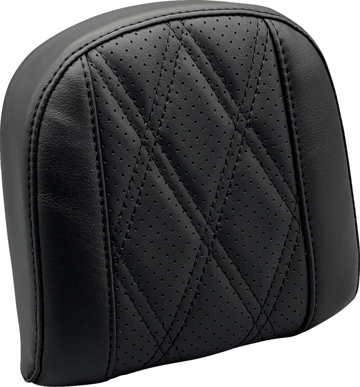 Le Pera Sissy Bar Pad - Small - GT2/HR2 - Perforated Black