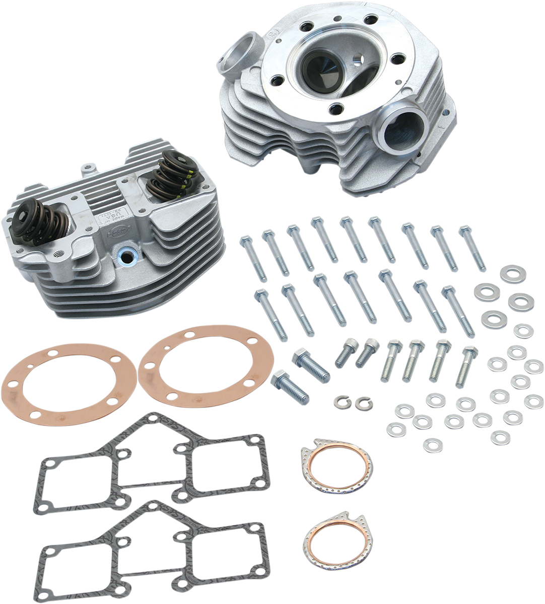 S&S Cycle Cylinder Head Kit - Super Stock® - Single Plug - Band Style - Big Twin