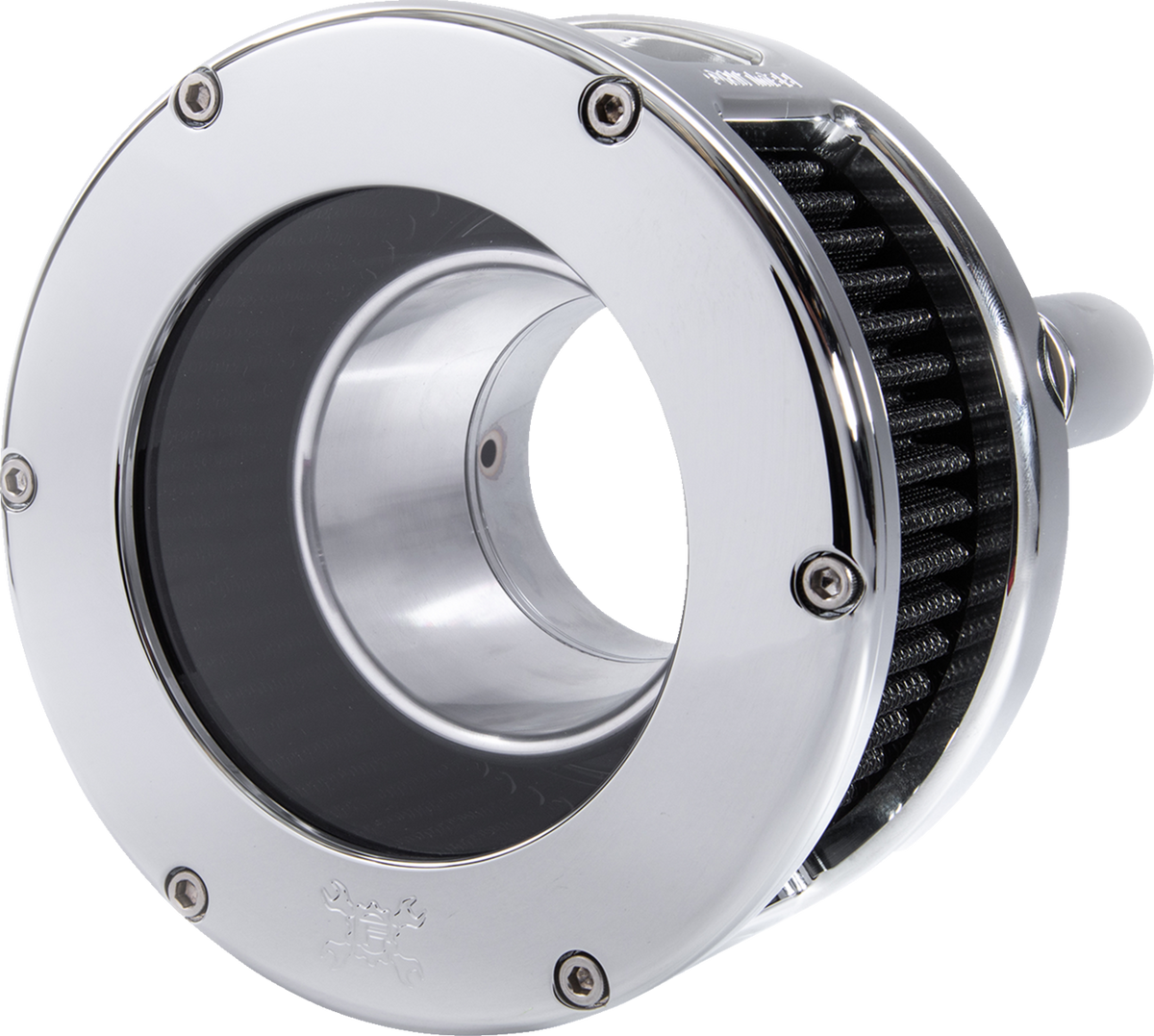 Feuling Parts BA Series Air Cleaner Kit - Chrome - Black Filter