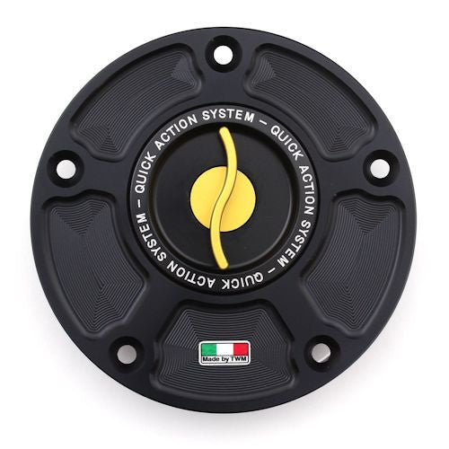 TWM Quick Action CNC Aluminum Gas Cap for Kawasaki - TKPR.03