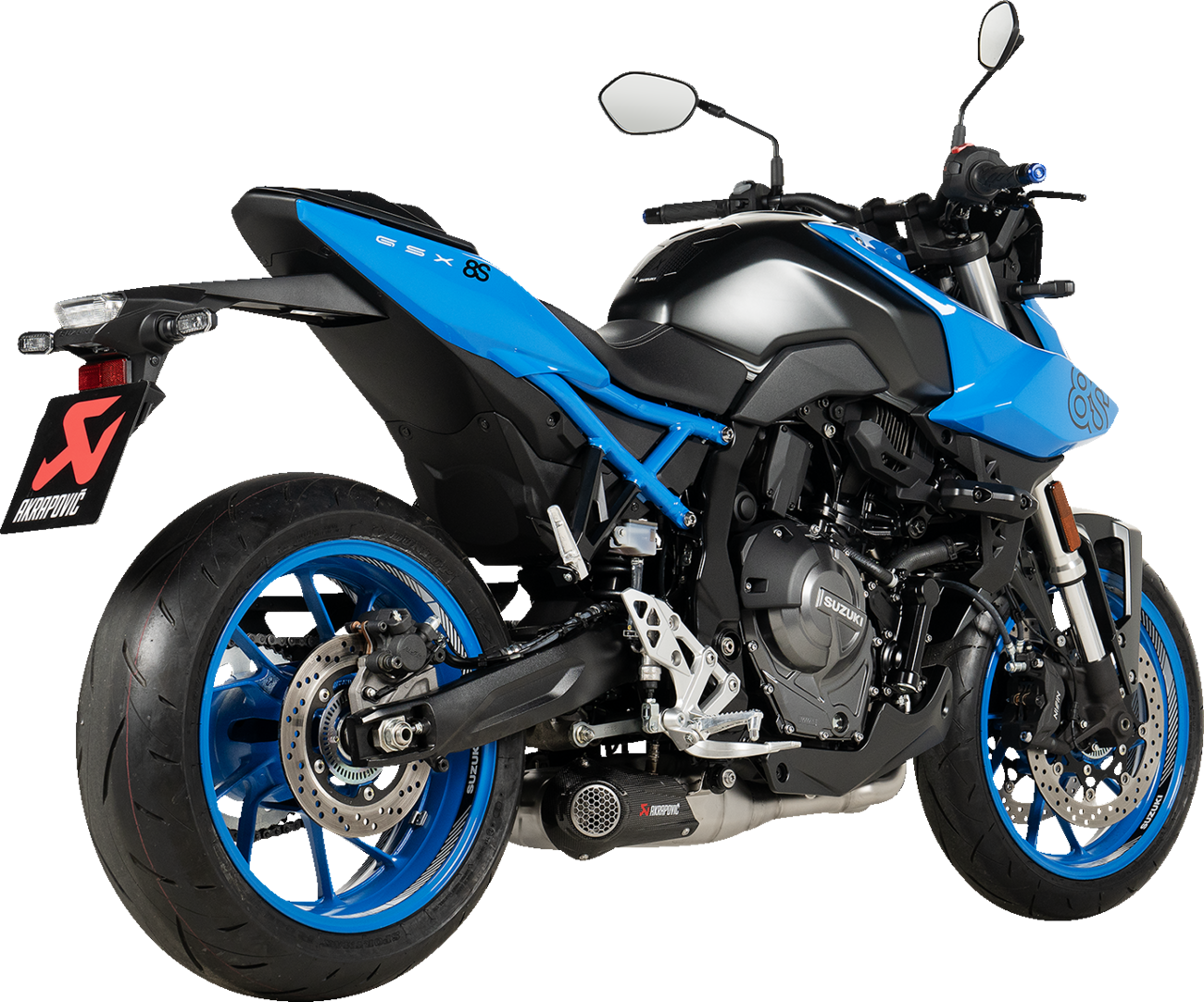 Akrapovic Racing Line Exhaust System - Stainless Steel - Suzuki GSX-8S & GSX-8R