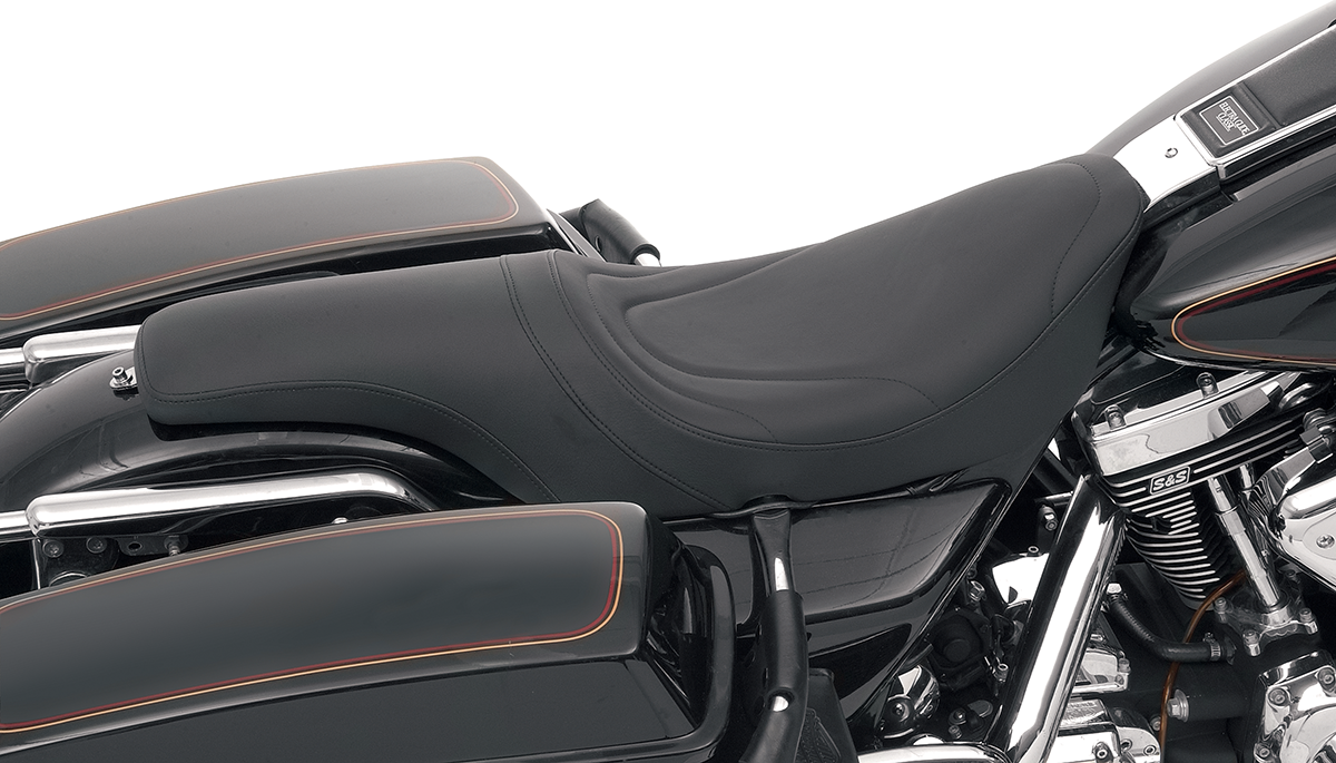Drag Specialties Seats Predator Seat - Mild Stitch - FLHR/FLHX '97-'07