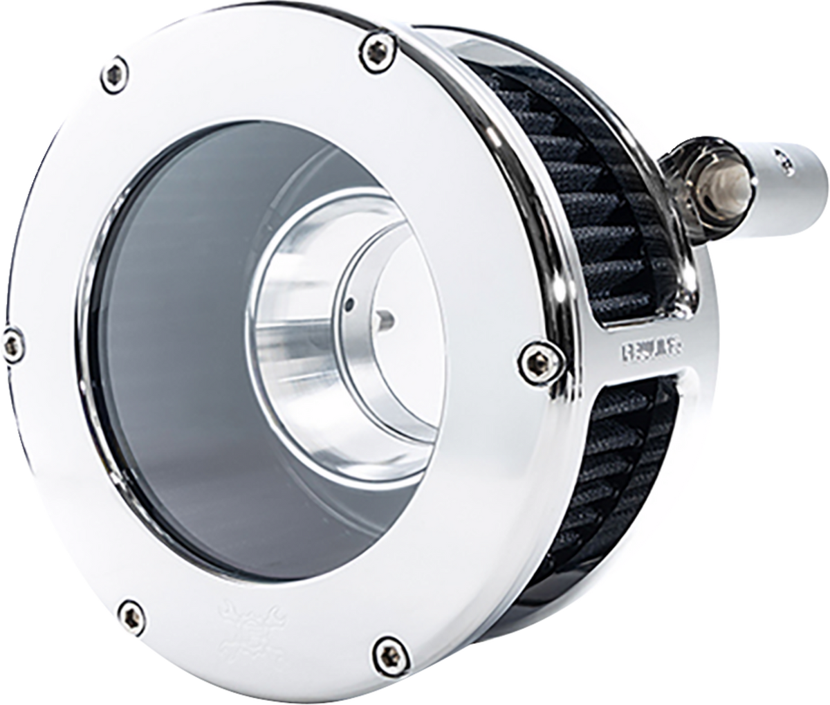 Feuling Parts BA Air Cleaner Kit - Chrome/Clear With Black Filter - Twin Cam