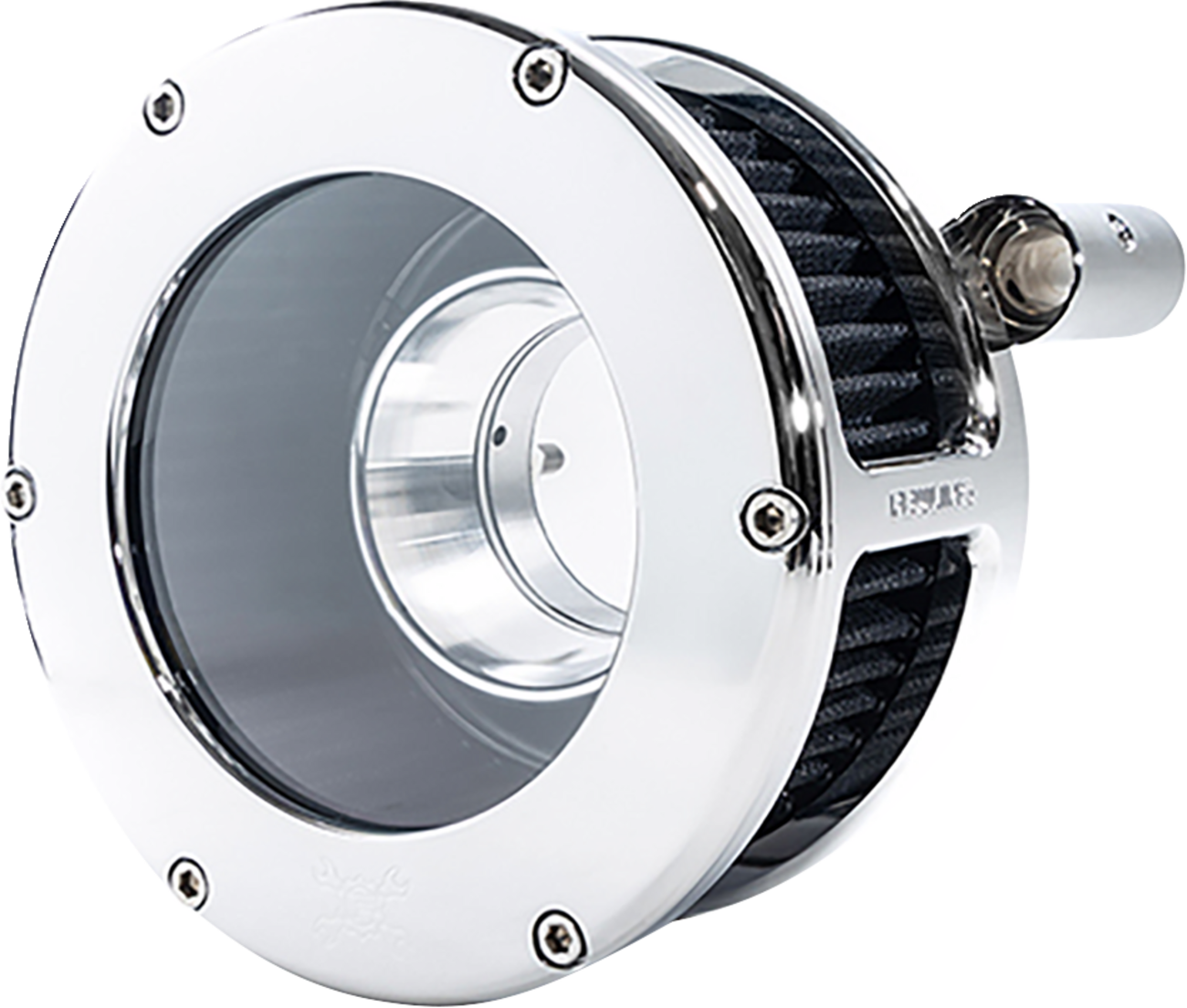 Feuling Parts BA Air Cleaner Kit - Chrome/Clear With Black Filter - Twin Cam