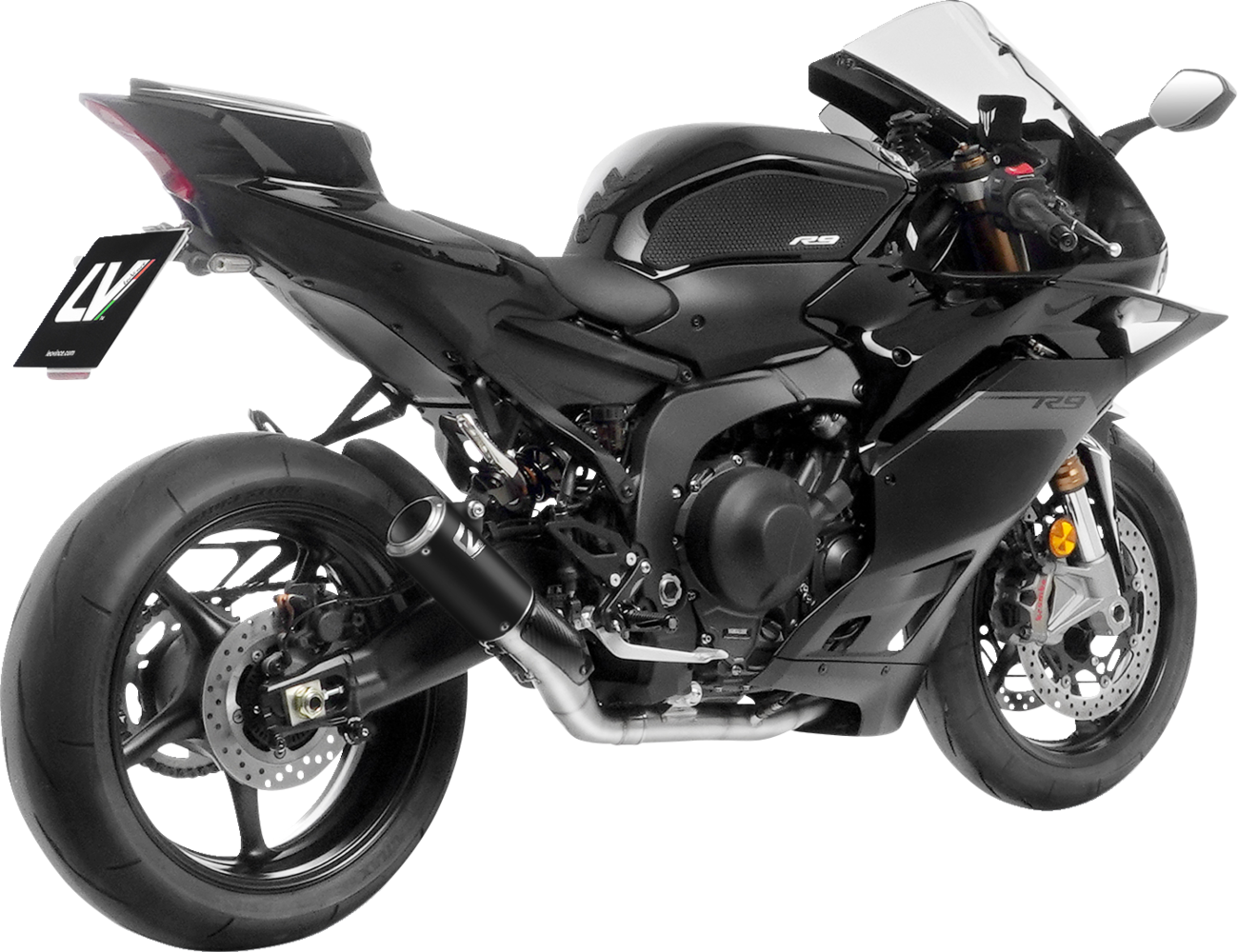LeoVince 3-Into-1 LV Corsa Exhaust System - Black - YZF-R9