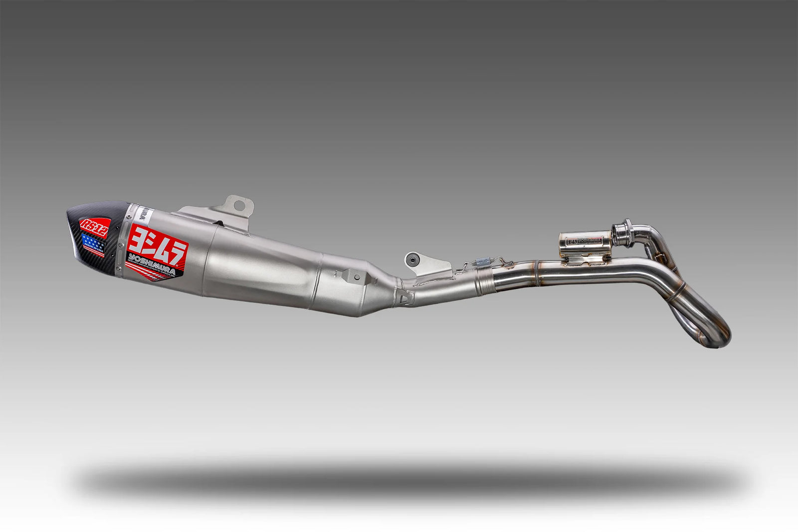 Yoshimura KX450/X 24-26 RS-12 Stainless Full Exhaust, W/ Stainless Muffler