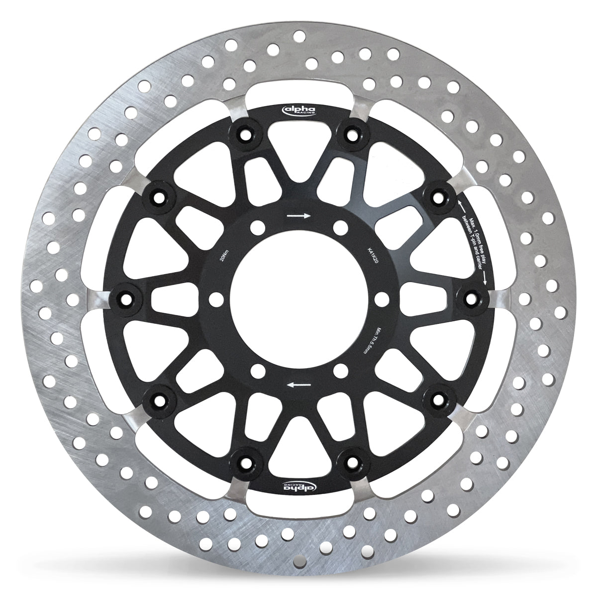 Brake disc 320x6, left, S RR 2009-2018