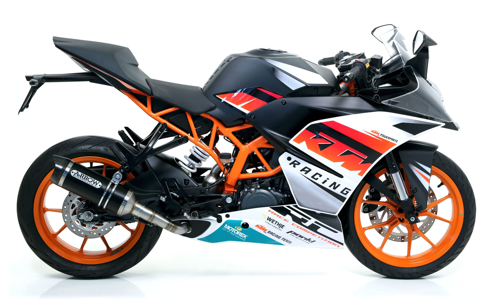 Street Thunder Aluminium Dark" Slip On With Carbon End Cap"