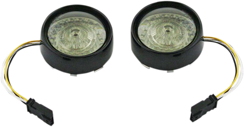 Custom Dynamics Bullet Turn Signal - JAE CVO - Gloss Black - Smoke Lens