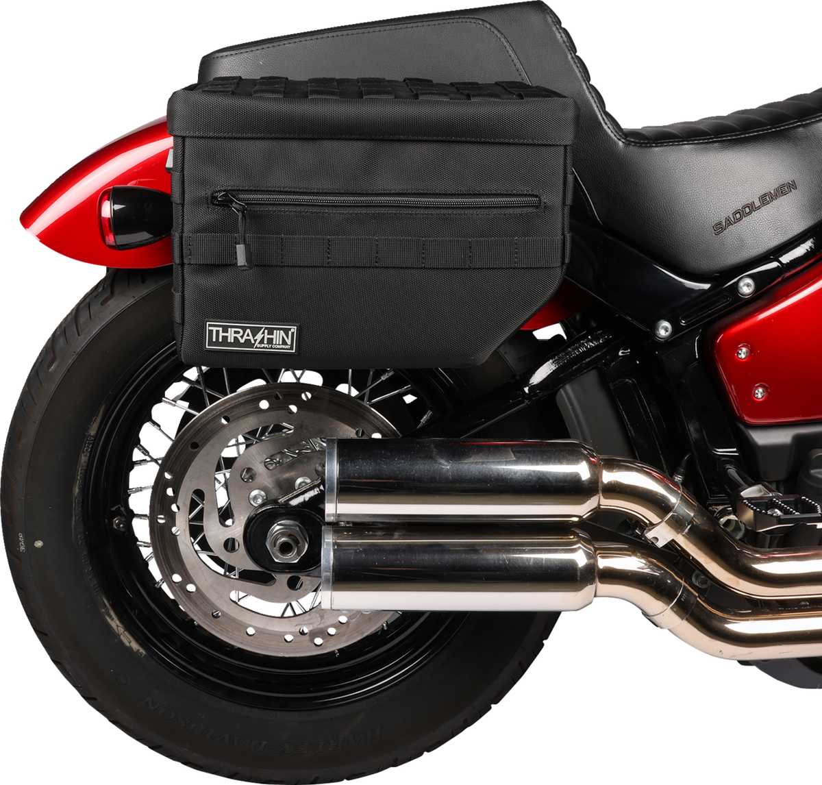 Thrashin Supply CO. Escape Saddlebags - Black