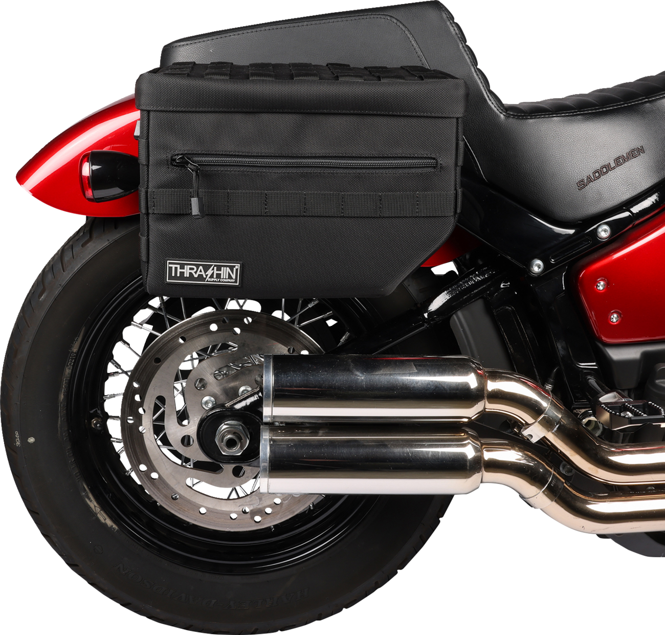 Thrashin Supply CO. Escape Saddlebags - Black