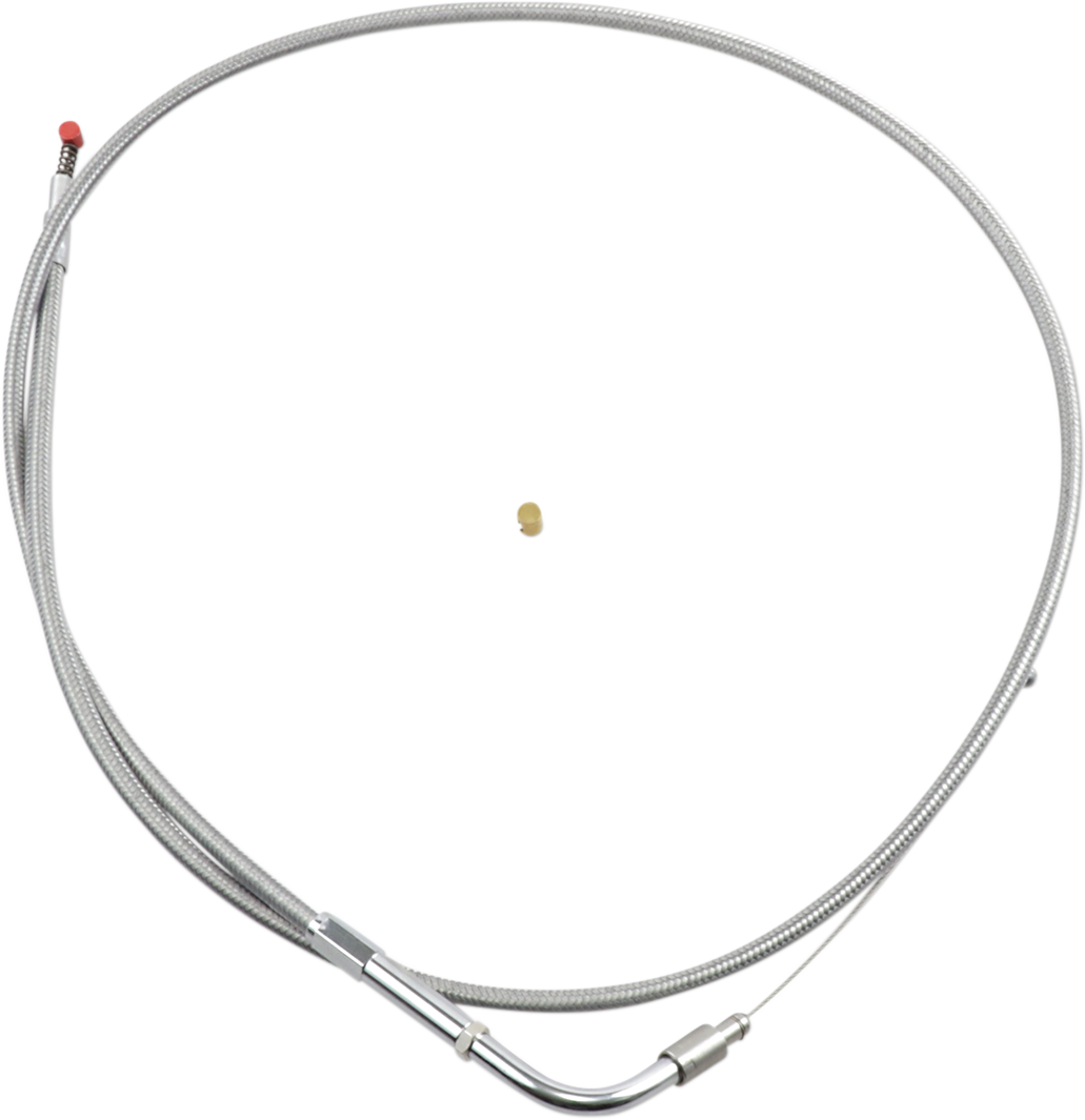 Barnett Stainless Steel Idle Cable - '02-'07 FLH