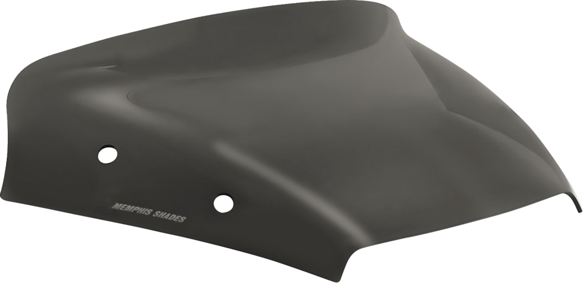 Memphis Shades Spoiler Windshield - 2" - Dark Black Smoke - FLTR