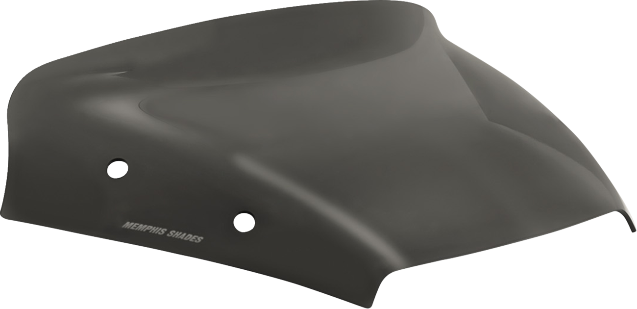 Memphis Shades Spoiler Windshield - 2" - Dark Black Smoke - FLTR