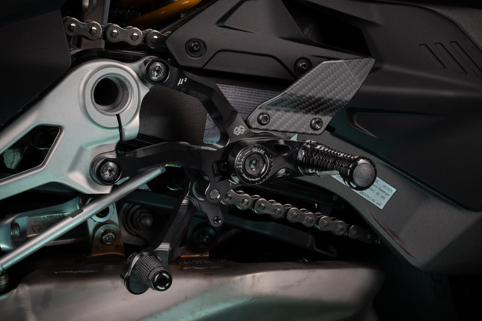 Gilles Tooling Footrest System MUE2
