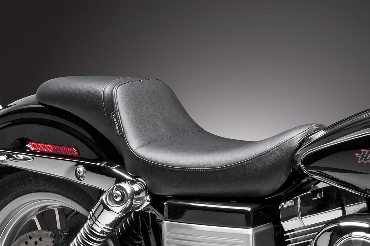 Le Pera Daytona Daddy Long Legs Seat - Black - Dyna '06-'17