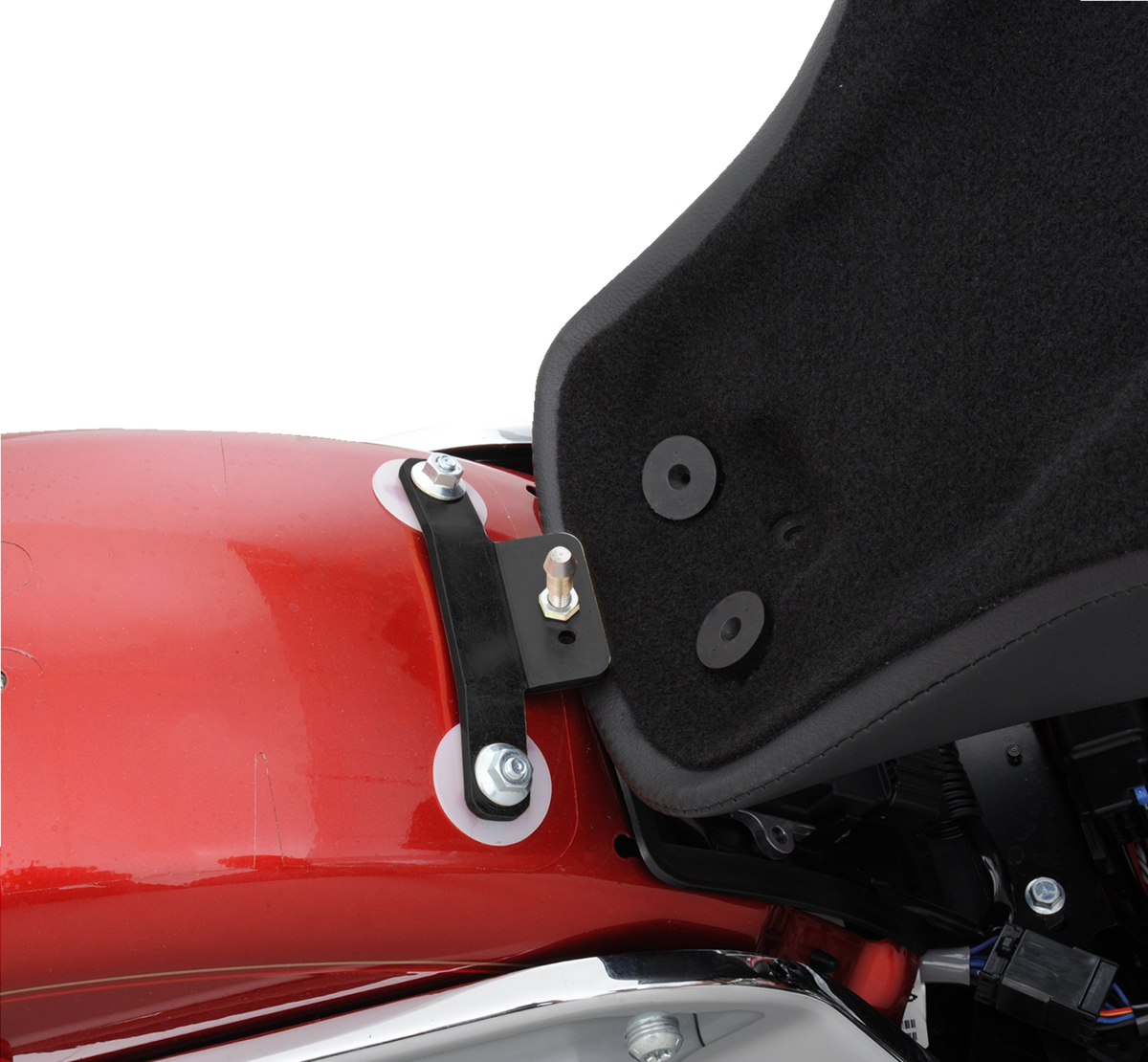 Drag Specialties Seats EZ-Solo Seat - Smooth - Solar-Reflective Leather - FLST '00-'17
