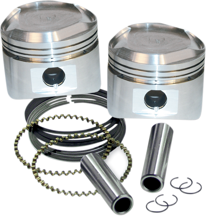 S&amp;S Cycle Piston Kit For Super Stock® Heads