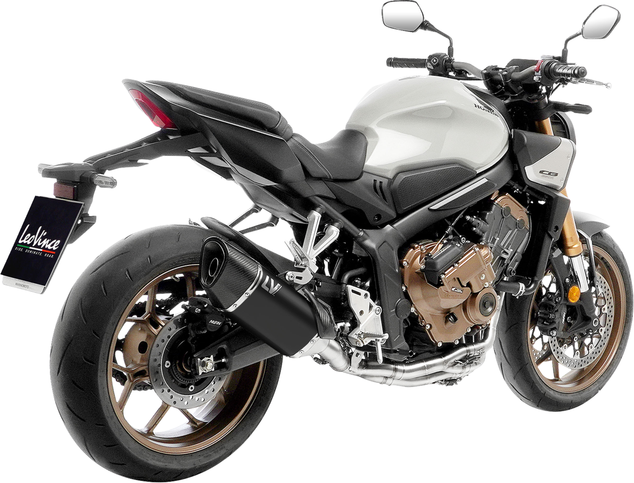 LeoVince LV-14 R Exhaust System - Black Edition - Honda CB/CBR 650