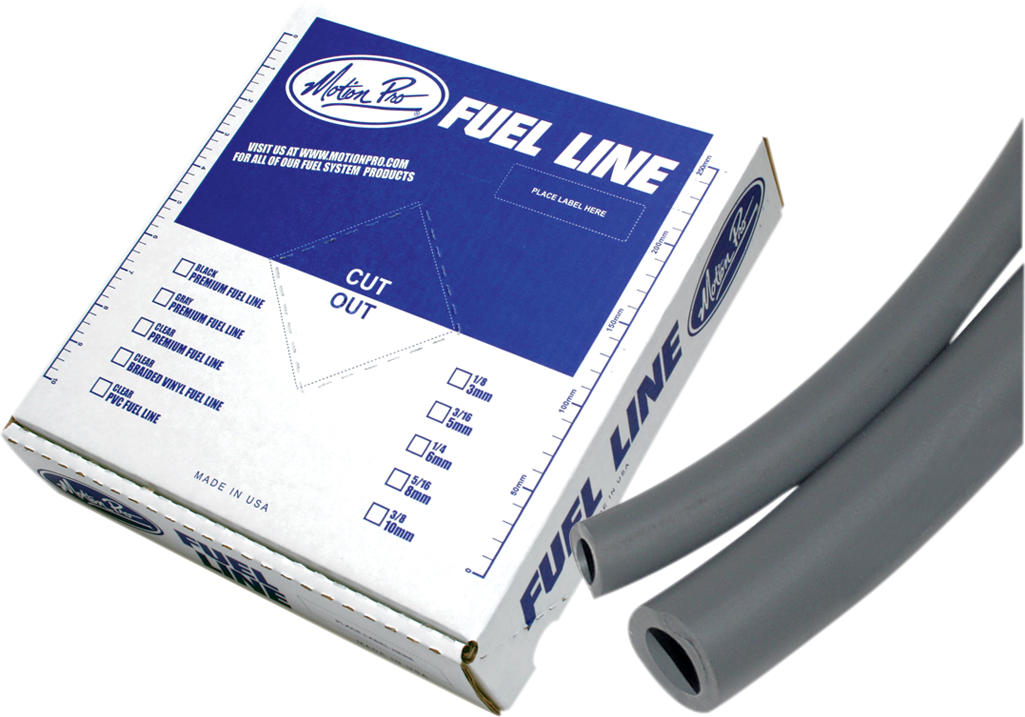 Motion Pro Premium Fuel Line - Gray - 5/16" - 25'