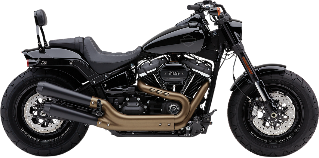 Cobra El Diablo Slip-On Mufflers - Raven Black - FXFB/S