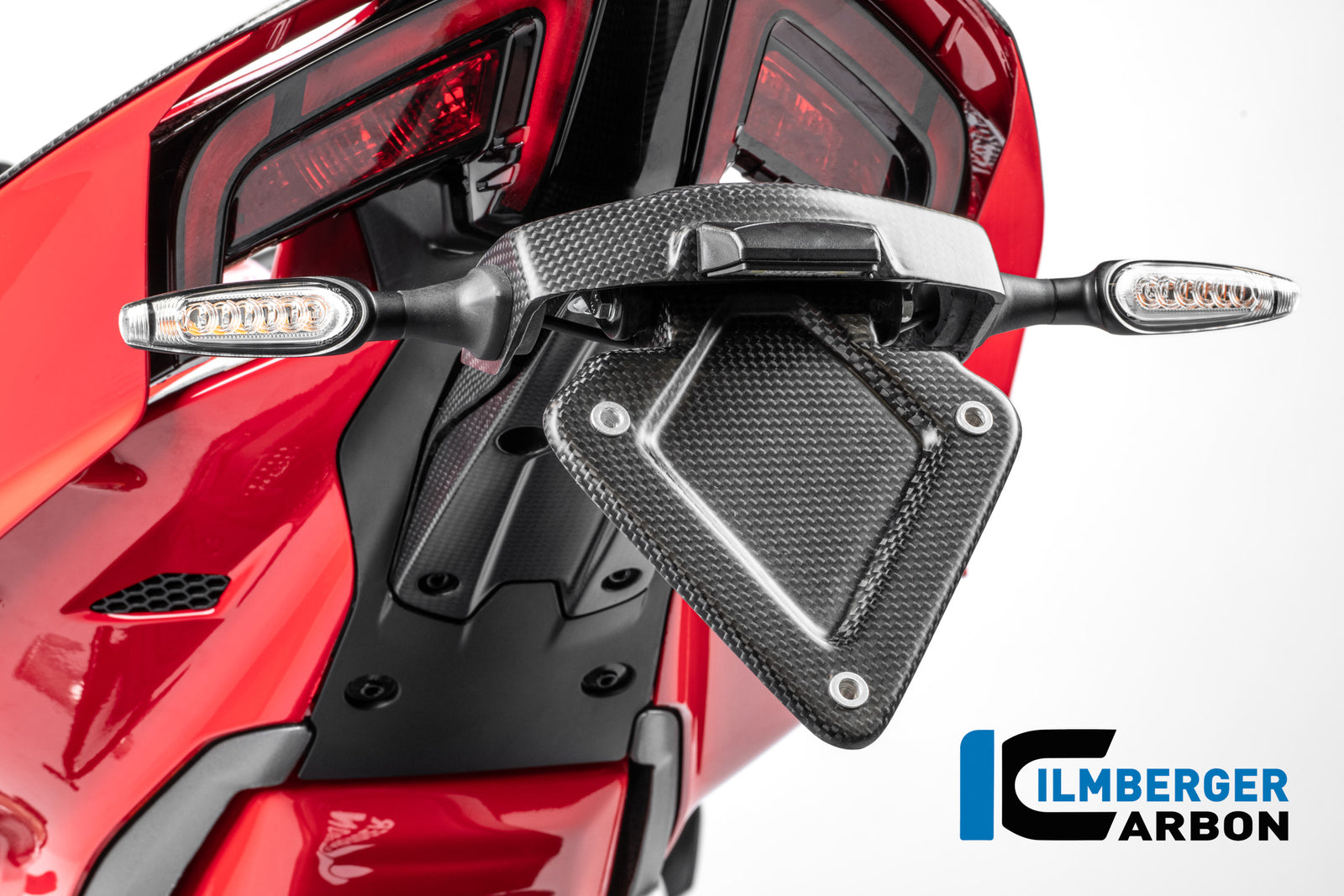 Ilmberger Carbon License Plate Fender Ducati Panigale V4 2025-2026 - Matte / Plain