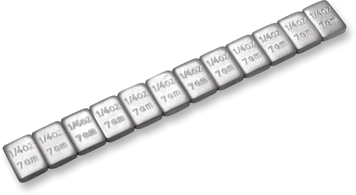 Motion Pro Wheel Weights - Adhesive Stick-On - Silver - 1/4 Oz - 360 Pack