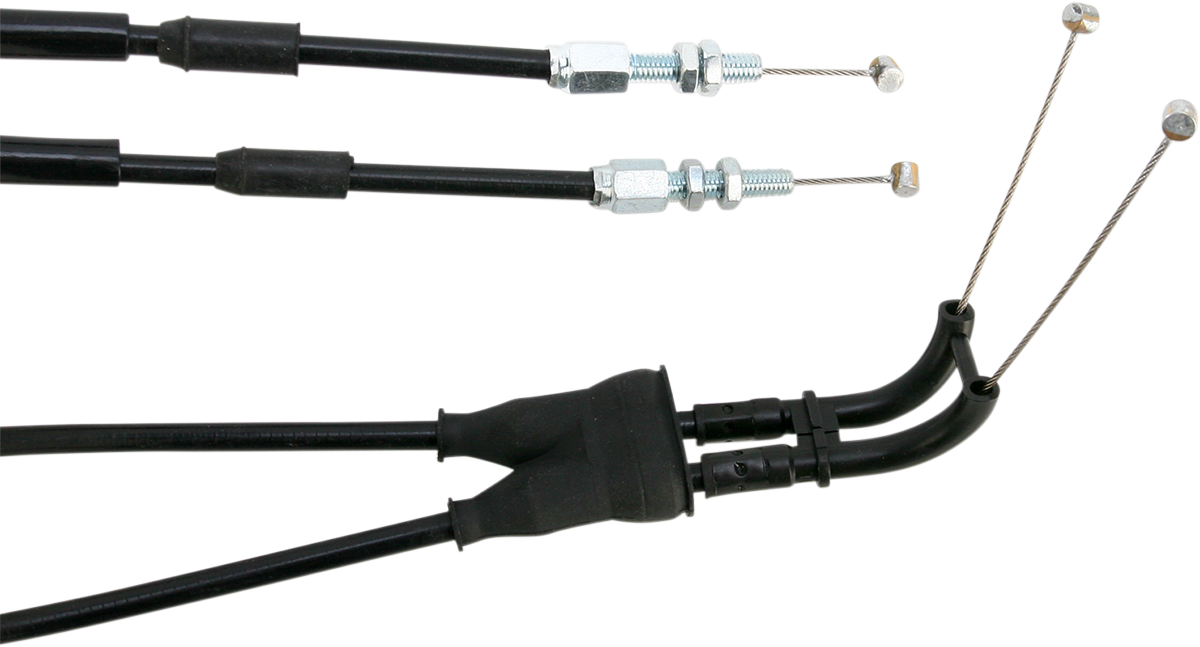 Motion Pro Black Vinyl Throttle Cable - Push/Pull - '02-'13 Husaberg/Husqvarna/KTM