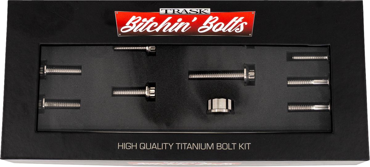 Trask Bitchin' Bolts Hardware Kit - Titanium - M8 - Motor Mount
