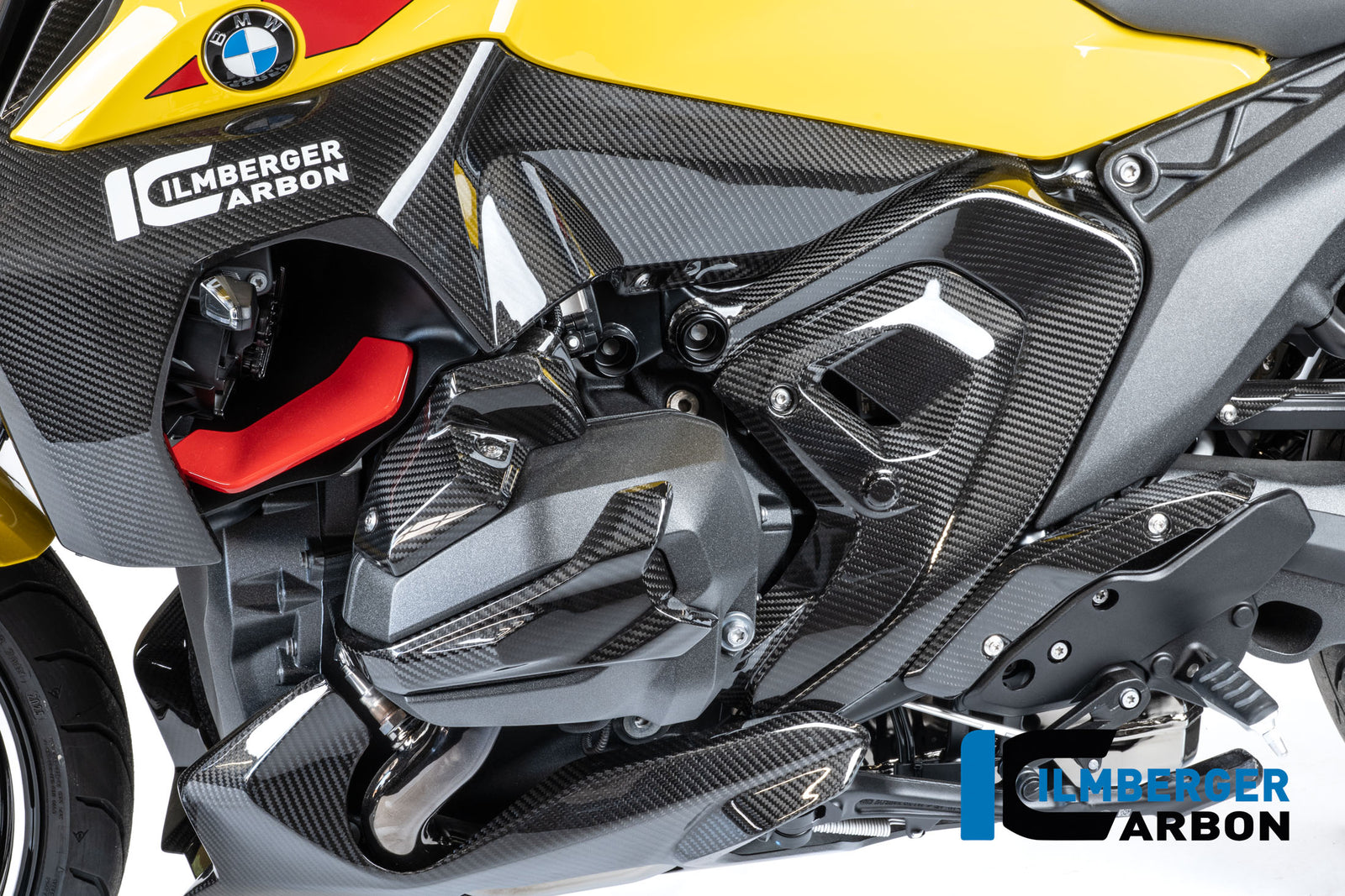 Ilmberger Carbon Heel Guard Left BMW R 1300 R - Gloss / Twill