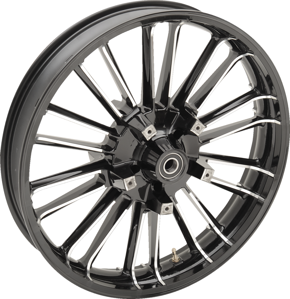 Coastal Moto Wheel - Atlantic 3D - Front - Dual Disc/With ABS - Black Cut - 21x3.5