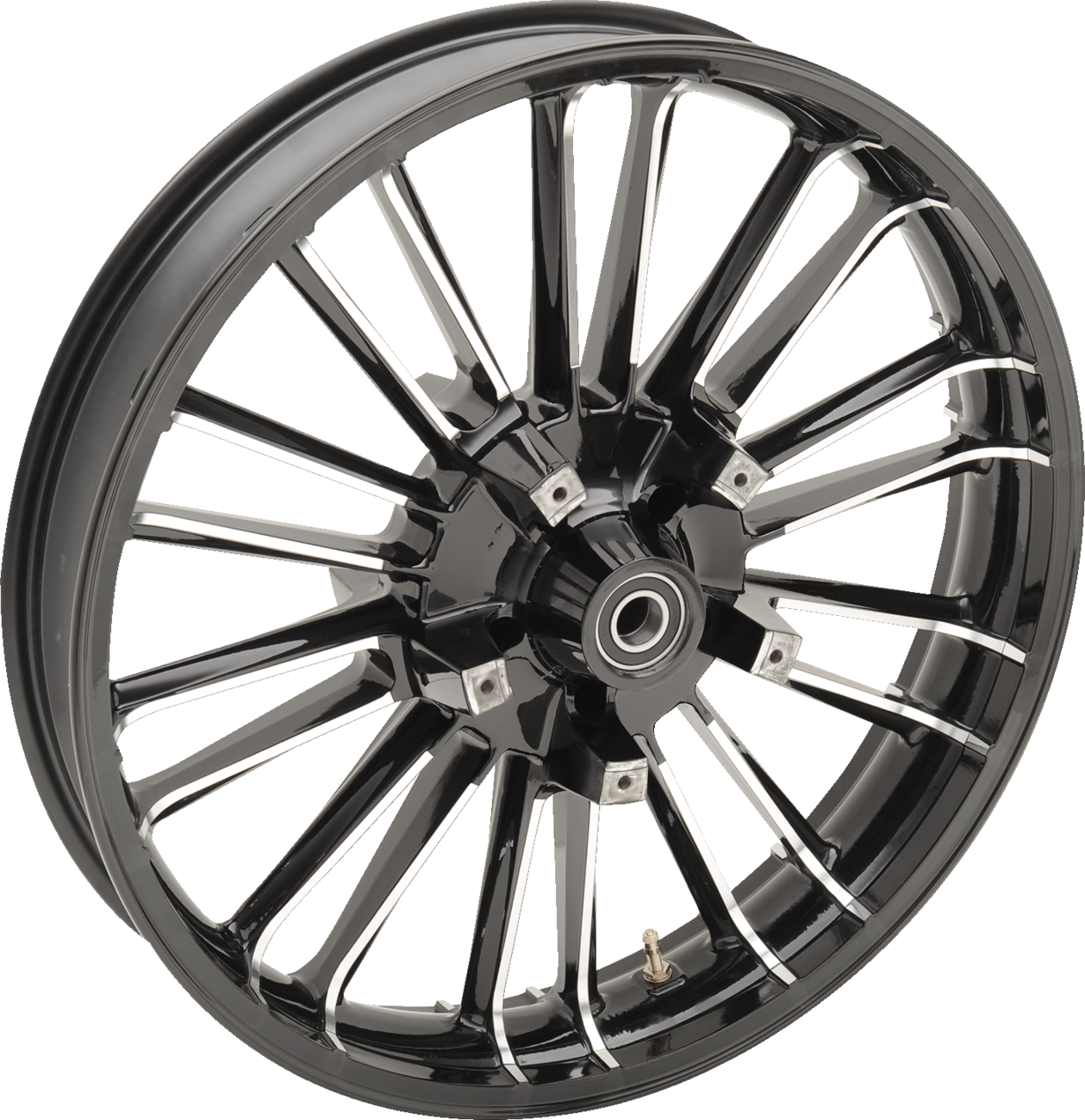 Coastal Moto Wheel - Atlantic 3D - Front - Dual Disc/With ABS - Black Cut - 21x3.5