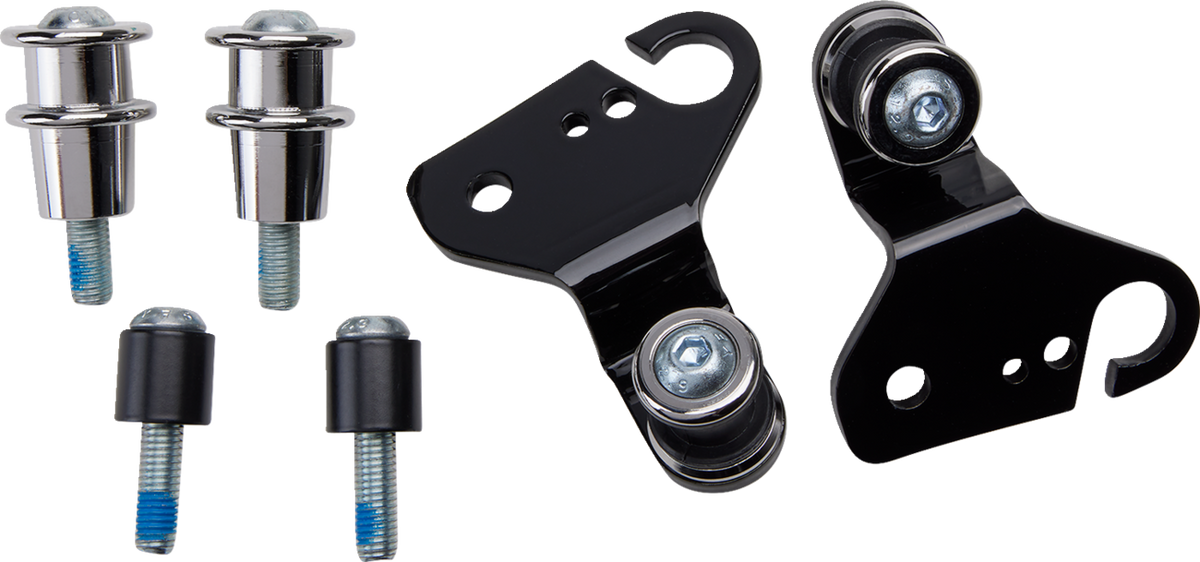 Cobra Detachable Wrap Around Rack - Chrome - Bobber